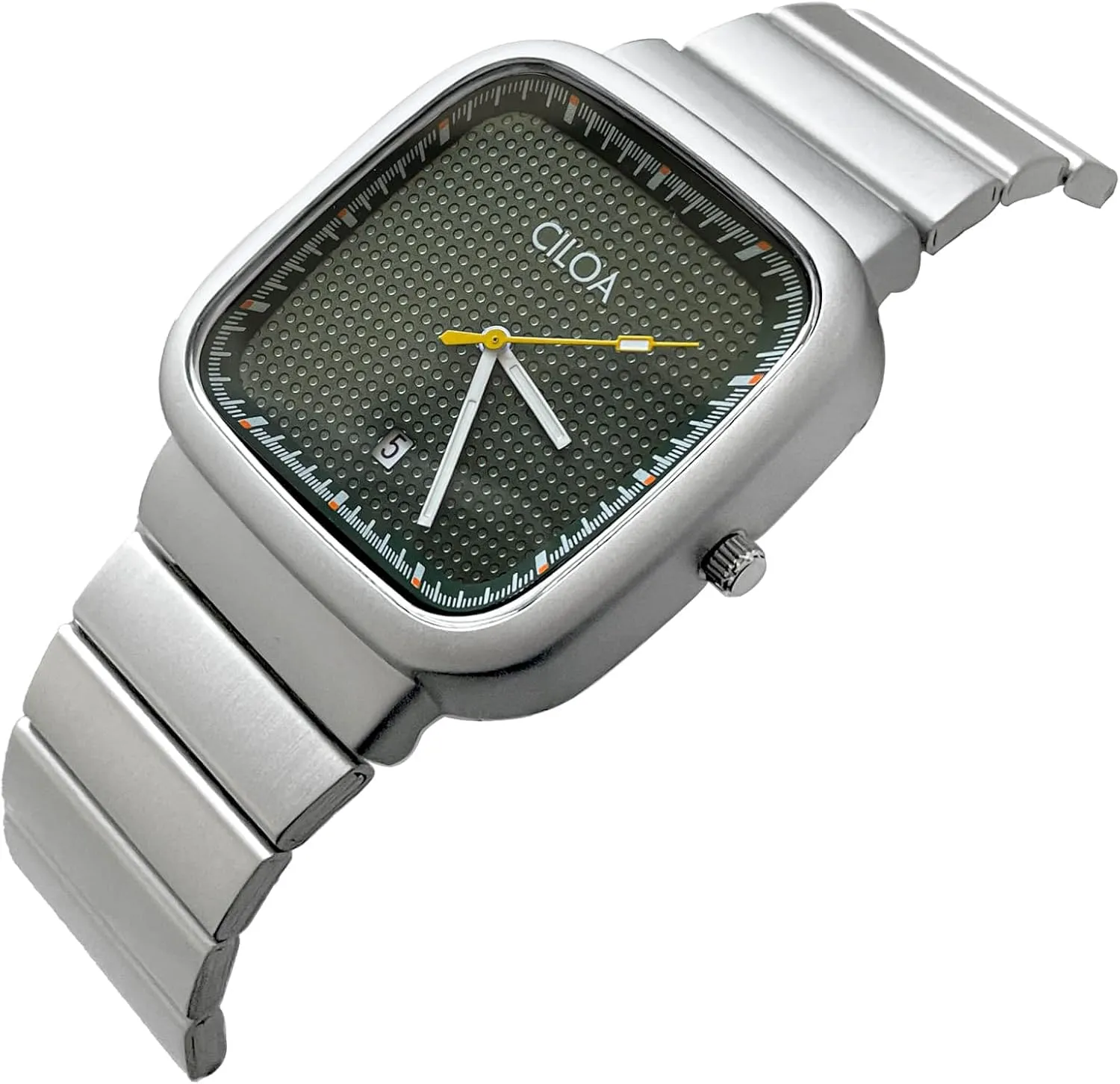 Fashion Business Mens Watches with Stainless Steel Waterproof Luminous Wrist Watch for Men Auto Date