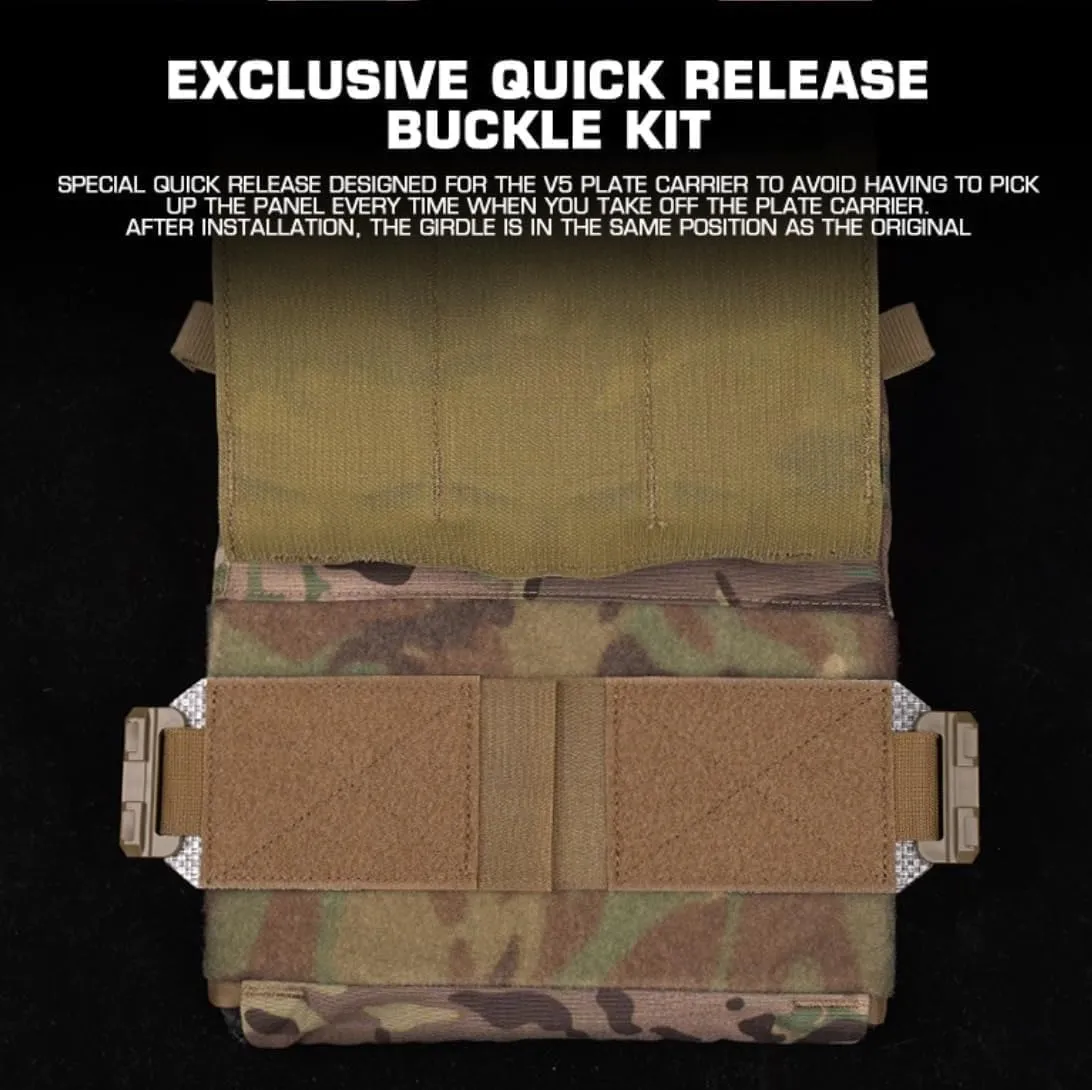 F.CPC V5 Tactical Plate Carrier Side Quick Release Buckle Outdoor Hunting Accessories