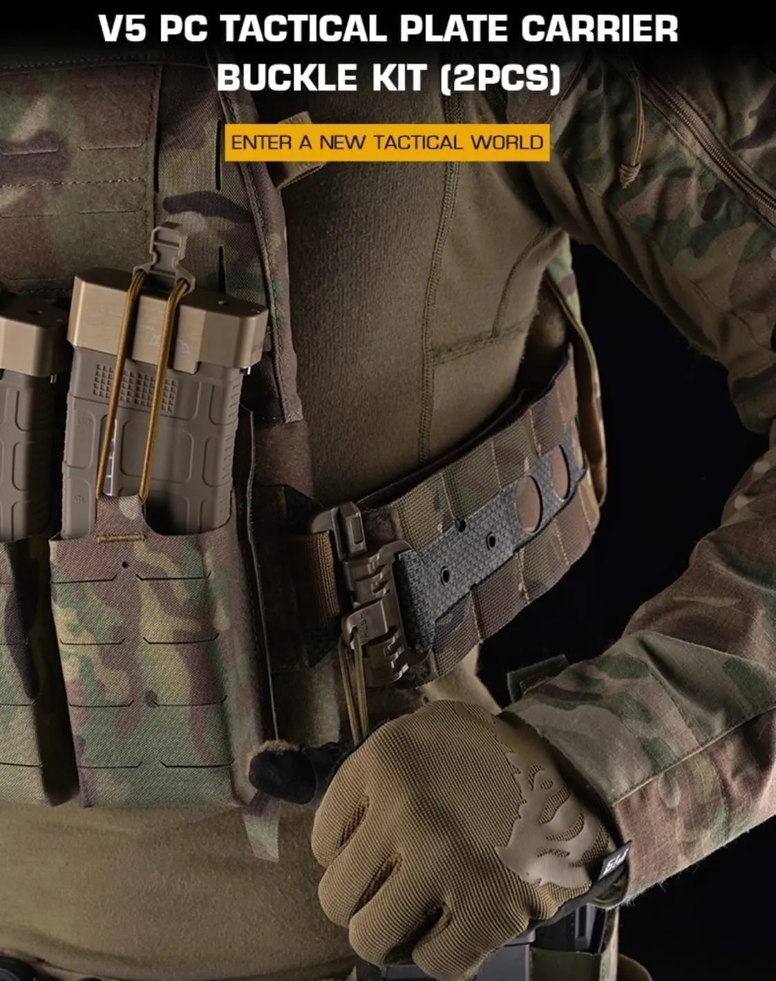 F.CPC V5 Tactical Plate Carrier Side Quick Release Buckle Outdoor Hunting Accessories