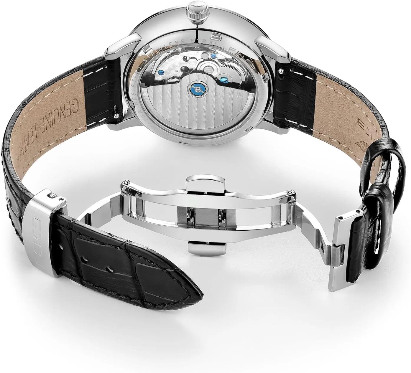 FEICE Automatic Waches for Men Bauhaus Analog Mechanical Men’s Watch Casual Waterproof Anti Shock Dress Watch Stainless Unique Gifts FM212 Watch.