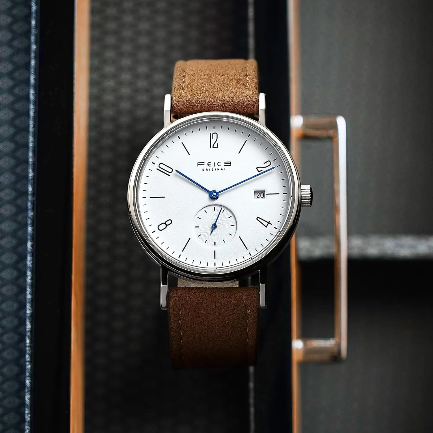 FEICE Men’s Watches Bauhaus Design Automatic Watch Waterproof Sapphire Crystal Analog Mechanical Watches for Men Women Unisex -FM201