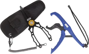 Fishing Pliers with Floating Lip Grip,Aluminum Fishing Pliers, Stainless Steel Hook Removers Pliers, Multi-Function Fishing Tools