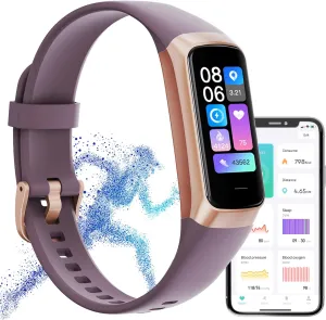 Fitness Tracker,2025 Smart Watch with Blood Pressure Heart Rate & Sleep Monitor IP67 Waterproof Step Calorie Counter Pedometer Fitness Activity Watch Health Watch for Android iOS Phone Men Women