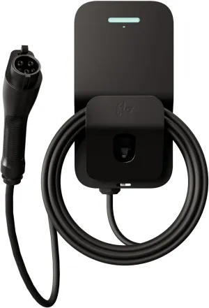 FLO Home X8 Level 2 Electric Vehicle Charging Station, 19.2 kW at 80 amp/240 V, Home Charging for High Performance EV, Hardwired, UL/Energy Star Certified, 25 ft cable, Aluminum, Top Outdoor Enclosure