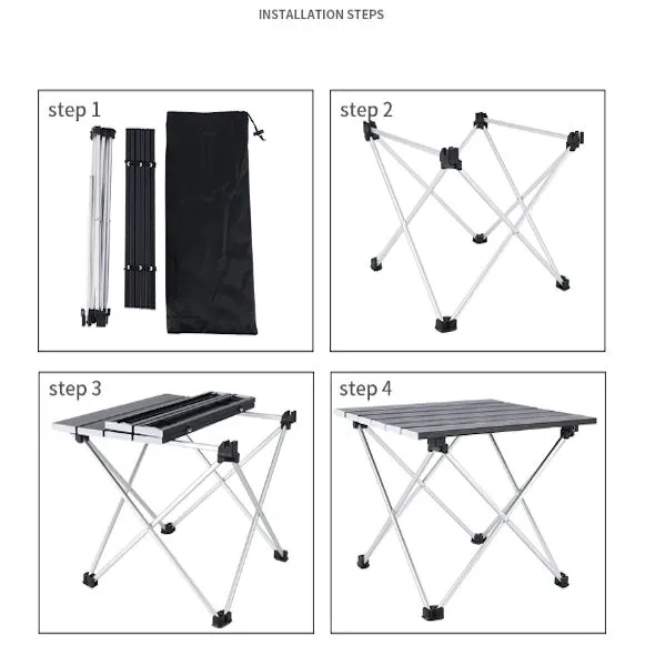 Foldable Aluminium Camping Table