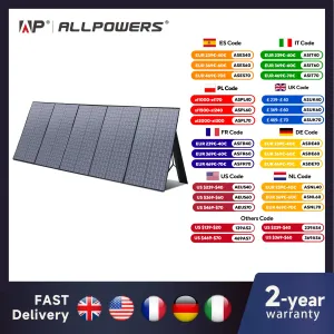 Foldable Charger Station Solar Solar Solar State-of-the-art / Savings-packed Power ALLPOWERS for Solar Panel 60W 100W / 200W 400W 140W / Generator / Output with