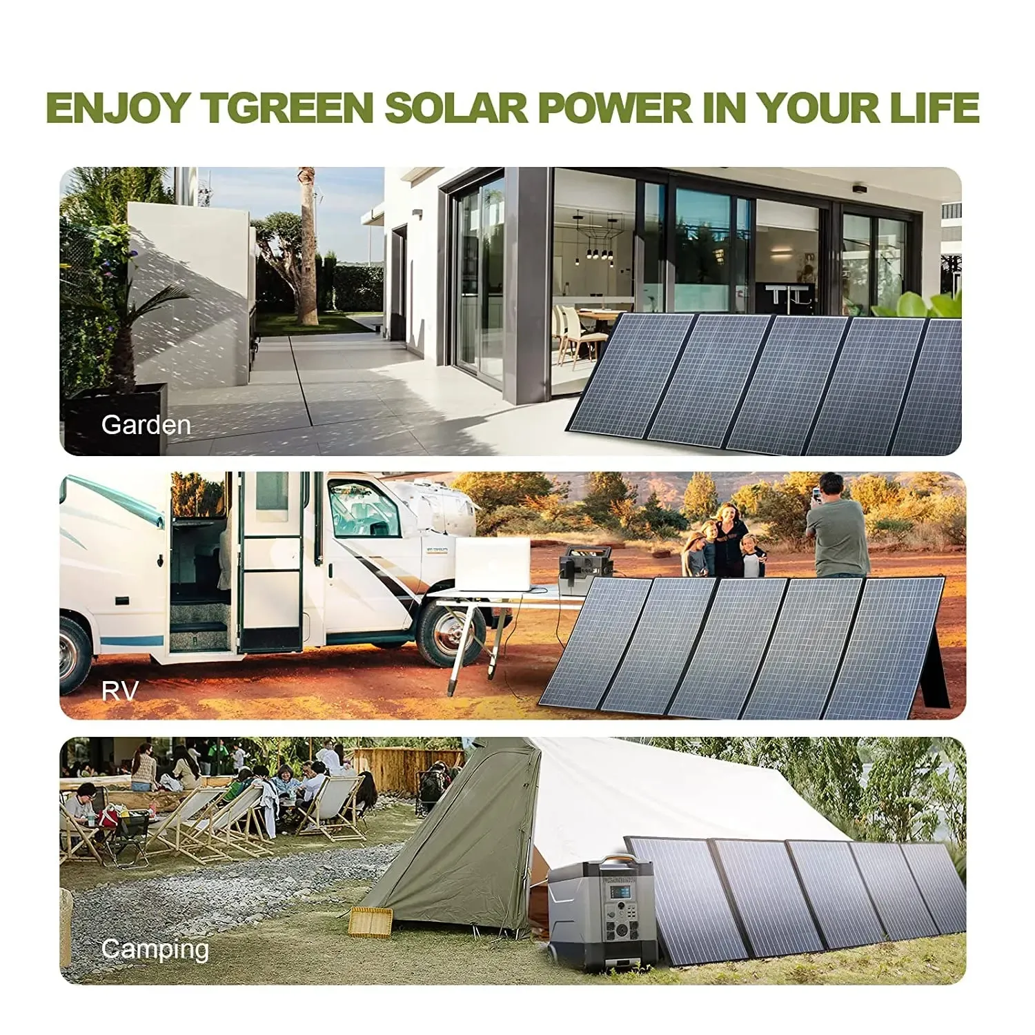 Foldable Charger Station Solar Solar Solar State-of-the-art / Savings-packed Power ALLPOWERS for Solar Panel 60W 100W / 200W 400W 140W / Generator / Output with