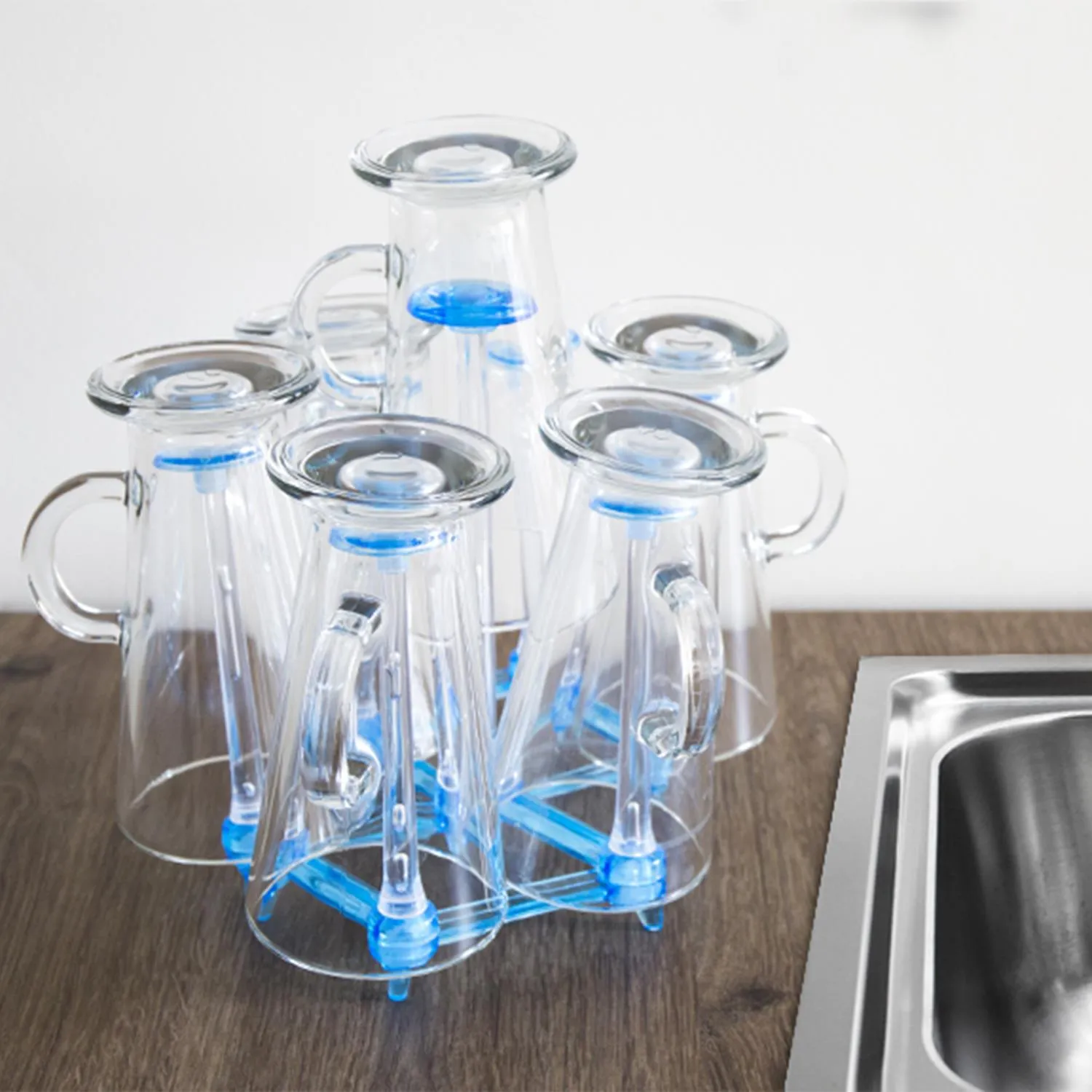 Foldable Glass Dryer Eco-Friendly Material odorless and harmless