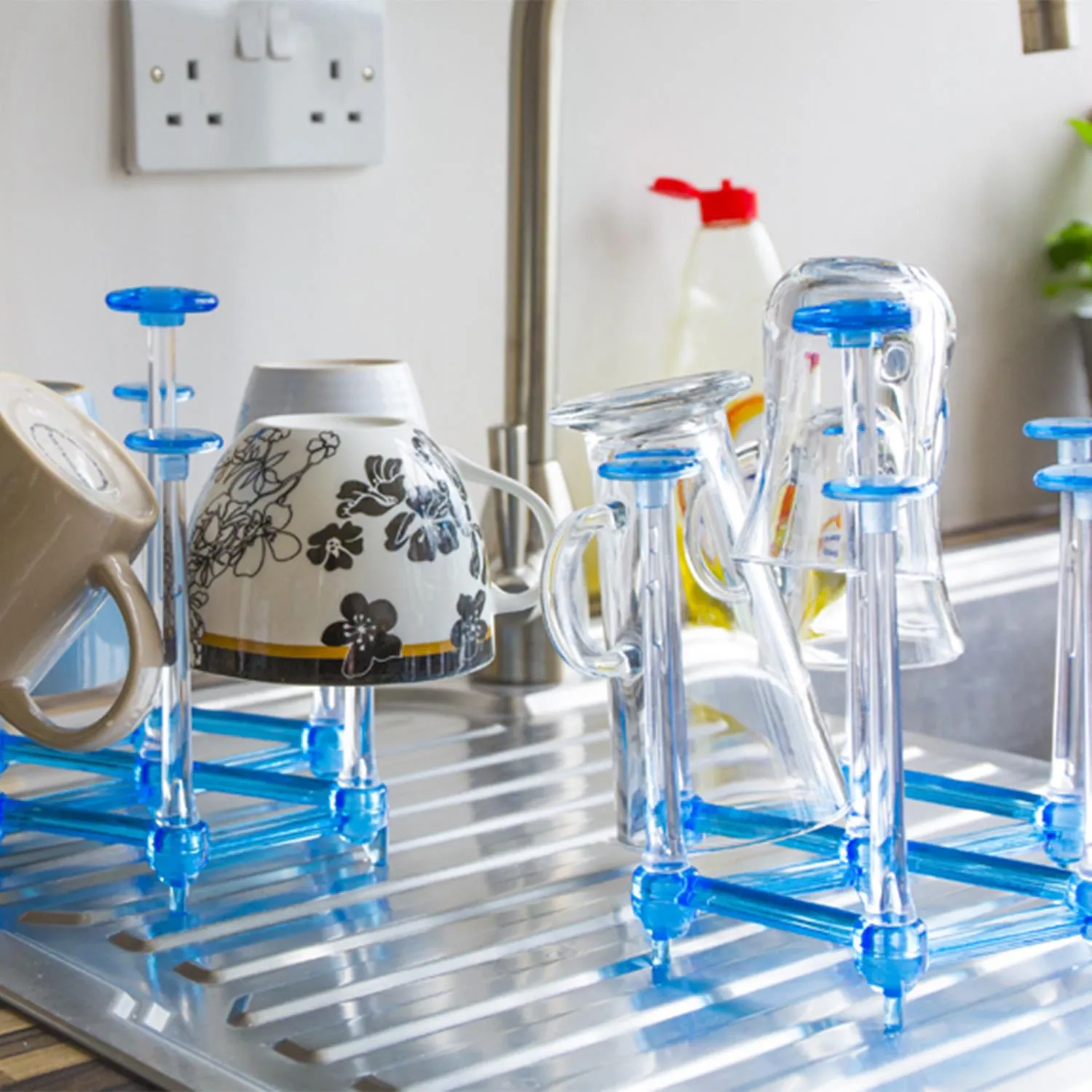 Foldable Glass Dryer Eco-Friendly Material odorless and harmless