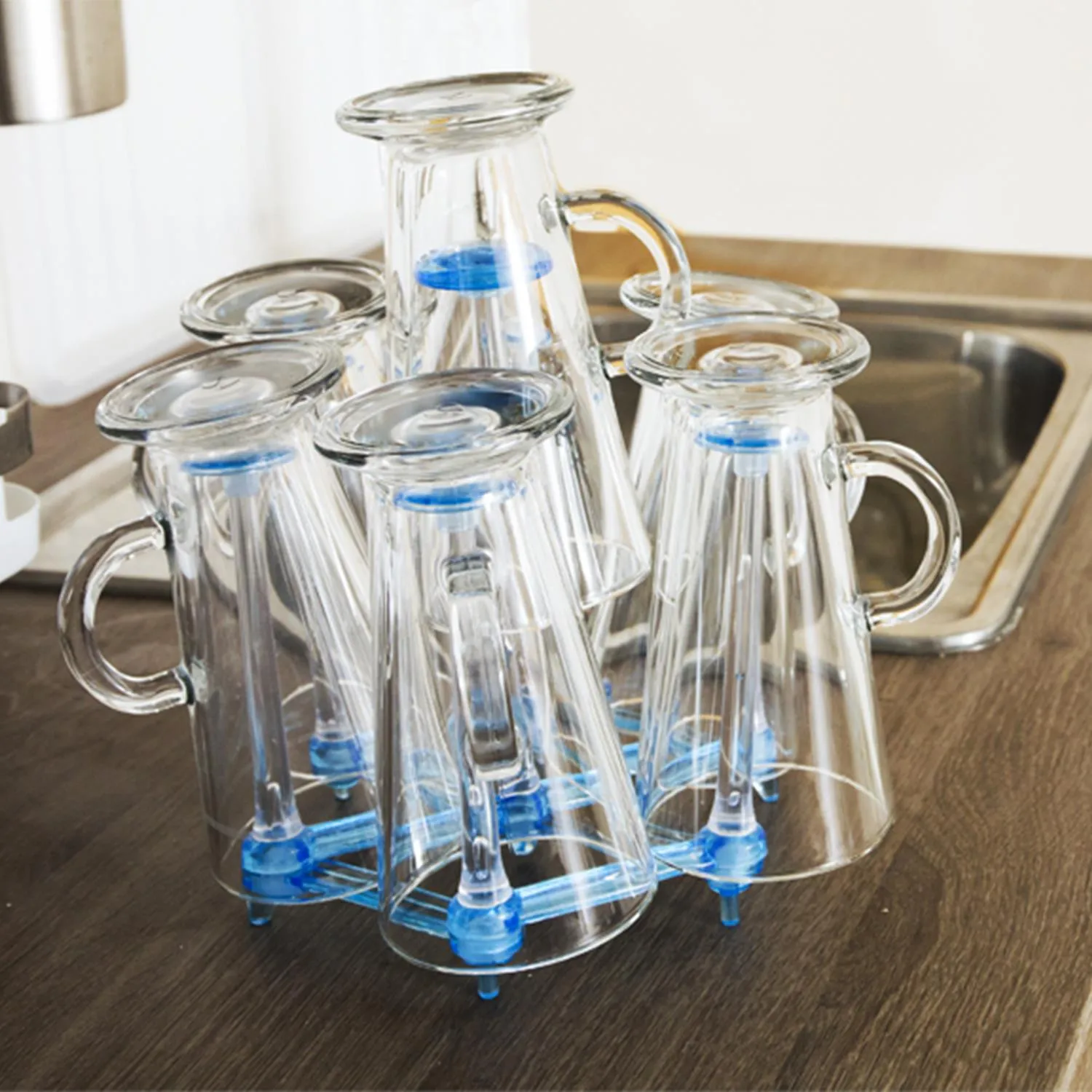 Foldable Glass Dryer Eco-Friendly Material odorless and harmless
