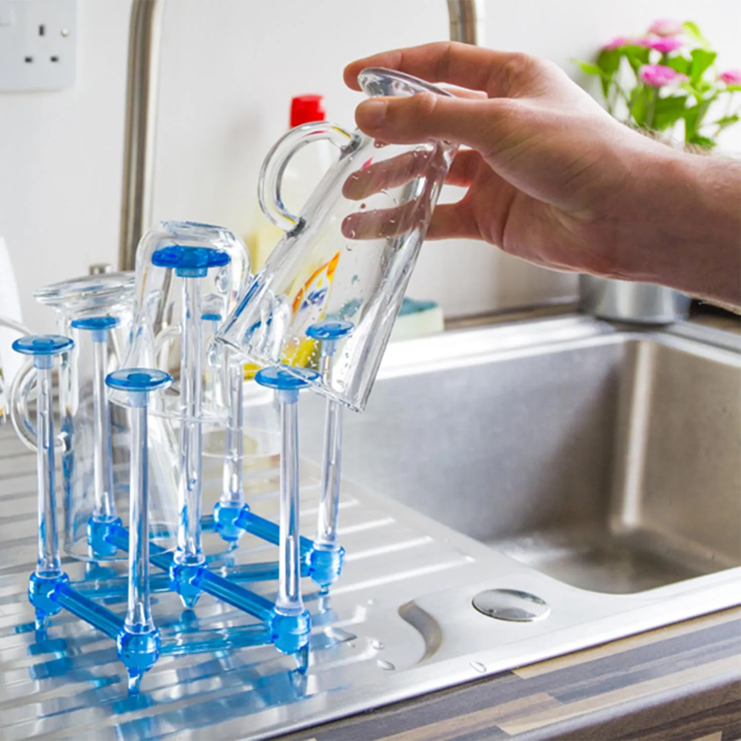 Foldable Glass Dryer Eco-Friendly Material odorless and harmless