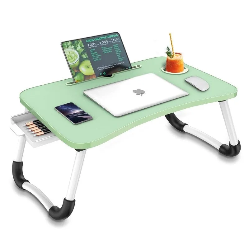 Foldable Laptop Bed Table Multi - 23.6"D x 15.8"W x 10.8"H