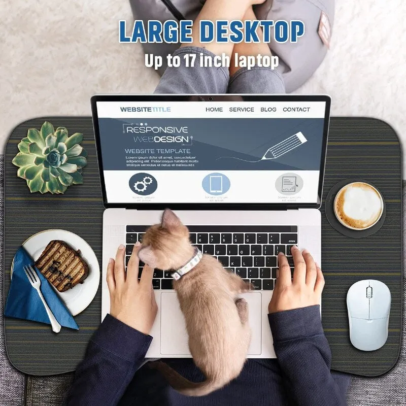 Foldable Laptop Bed Table Multi - 23.6"D x 15.8"W x 10.8"H