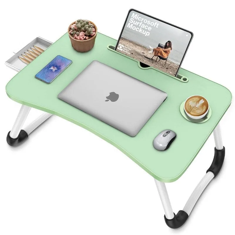 Foldable Laptop Bed Table Multi - 23.6"D x 15.8"W x 10.8"H