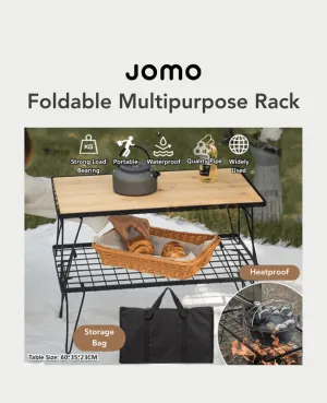Foldable Multipurpose Rack Stacking Storage Rack Stackable Table Multipurpose Table Camping Table Folding Table