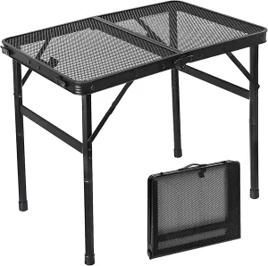 Folding Camping Table, Easy for Storage, 2Ft Compact and Portable Picnic Table for Grill, Outdoor Camping, Garden, Patio, Dining, BBQ, Party, Market