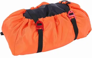 Folding Rock Climbing Rope Bag with Foldable Tarp for Outdoor Camping Hiking Strap (Orange)