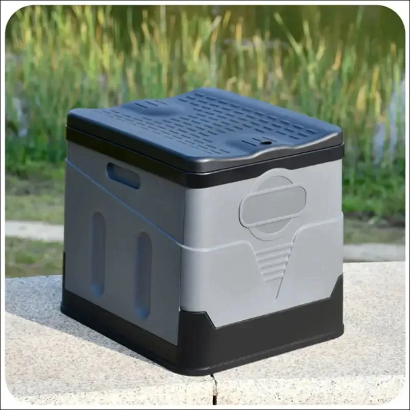 Folding toilet, portable, collapsible, anti-odor storage box, car toilet, adult self-driving travel