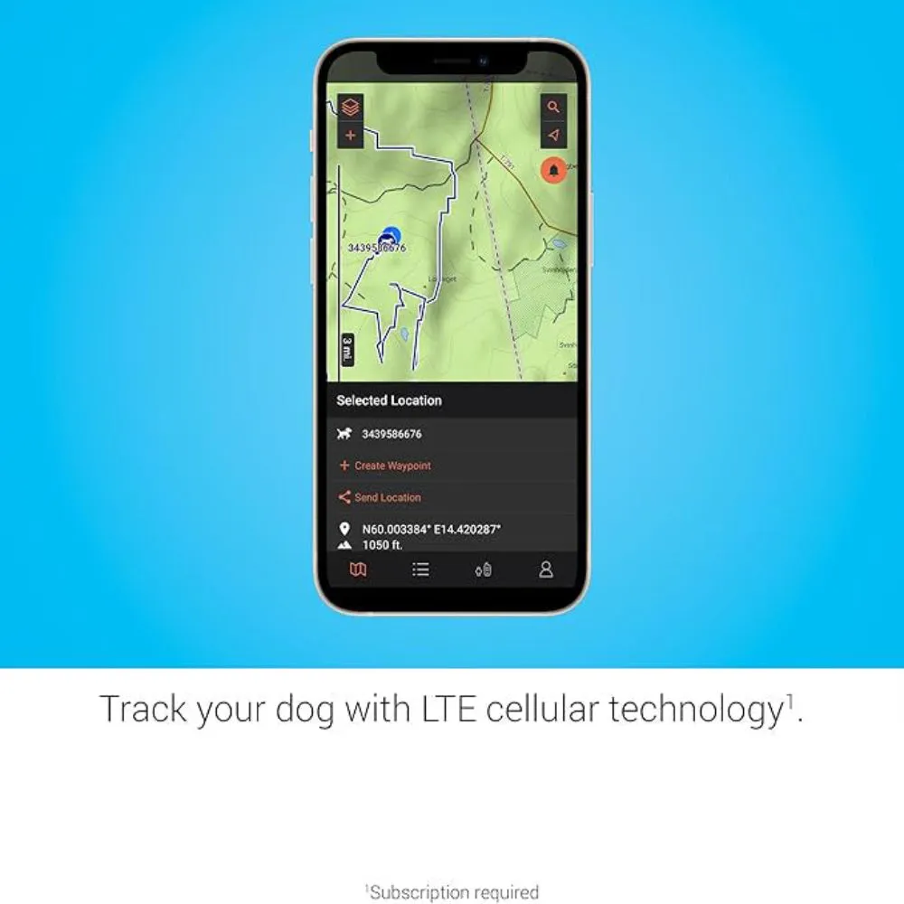 Garmin Alpha 10 Handheld Black Compact Tracking And Training Handheld Use On Its Own or With Smartphone/Garmin Dog Tracking Devices - 010-02290-50