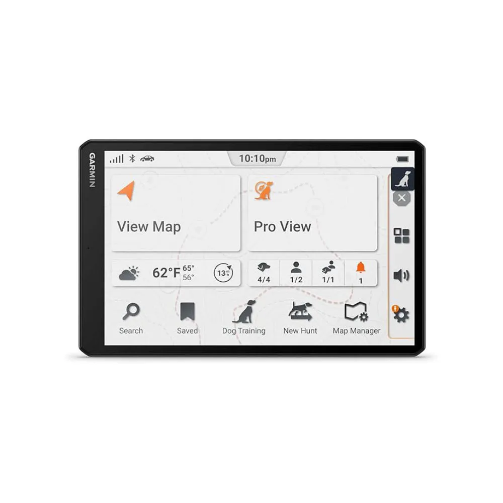 Garmin Alpha® XL Black Track And Train Up To 20 Dogs Pairs Directly To Your Compatible Dog Collars And Handhelds In Vehicle Dog Tracking And GPS Navigator - 010-03394-00