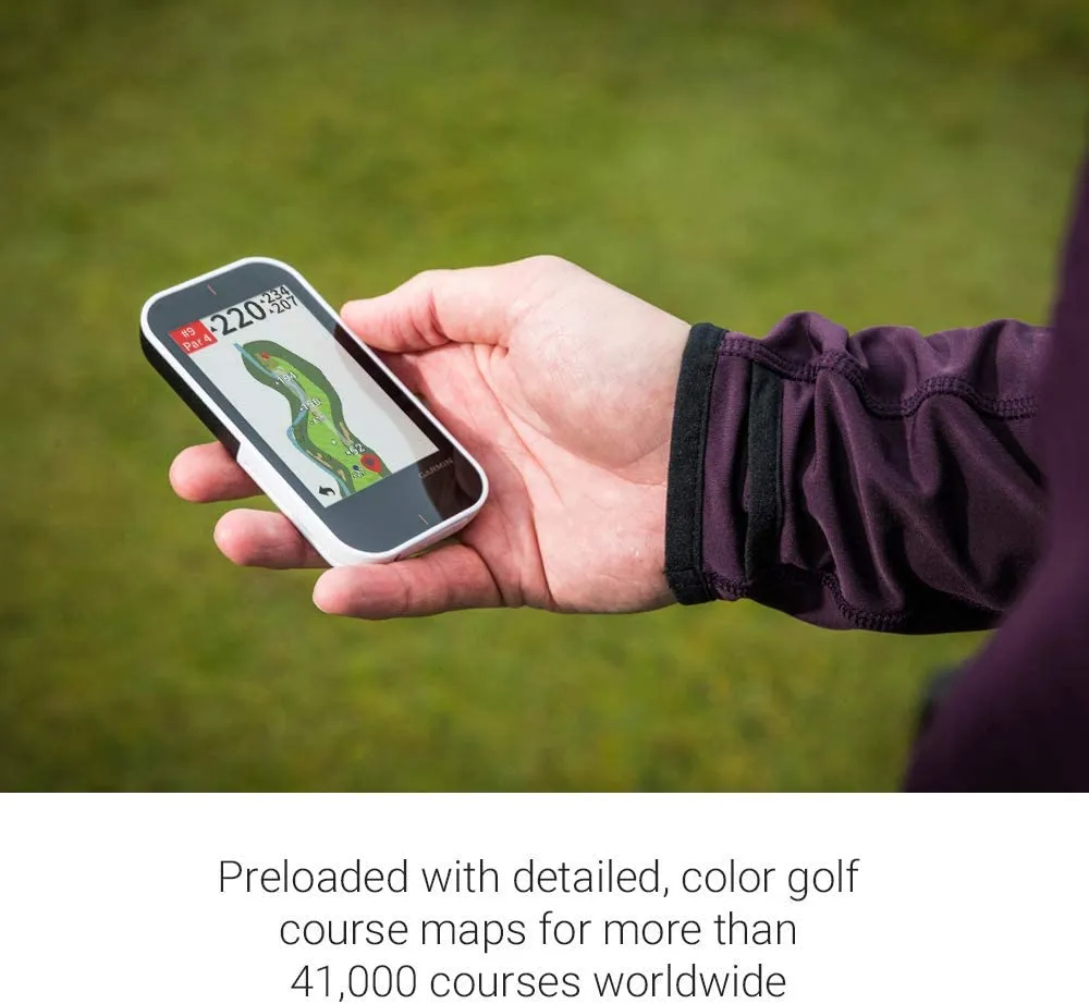 Garmin Approach G80, All-in-One Premium GPS Golf Handheld with Integrated Launch Monitor, 3.5" Touchscreen