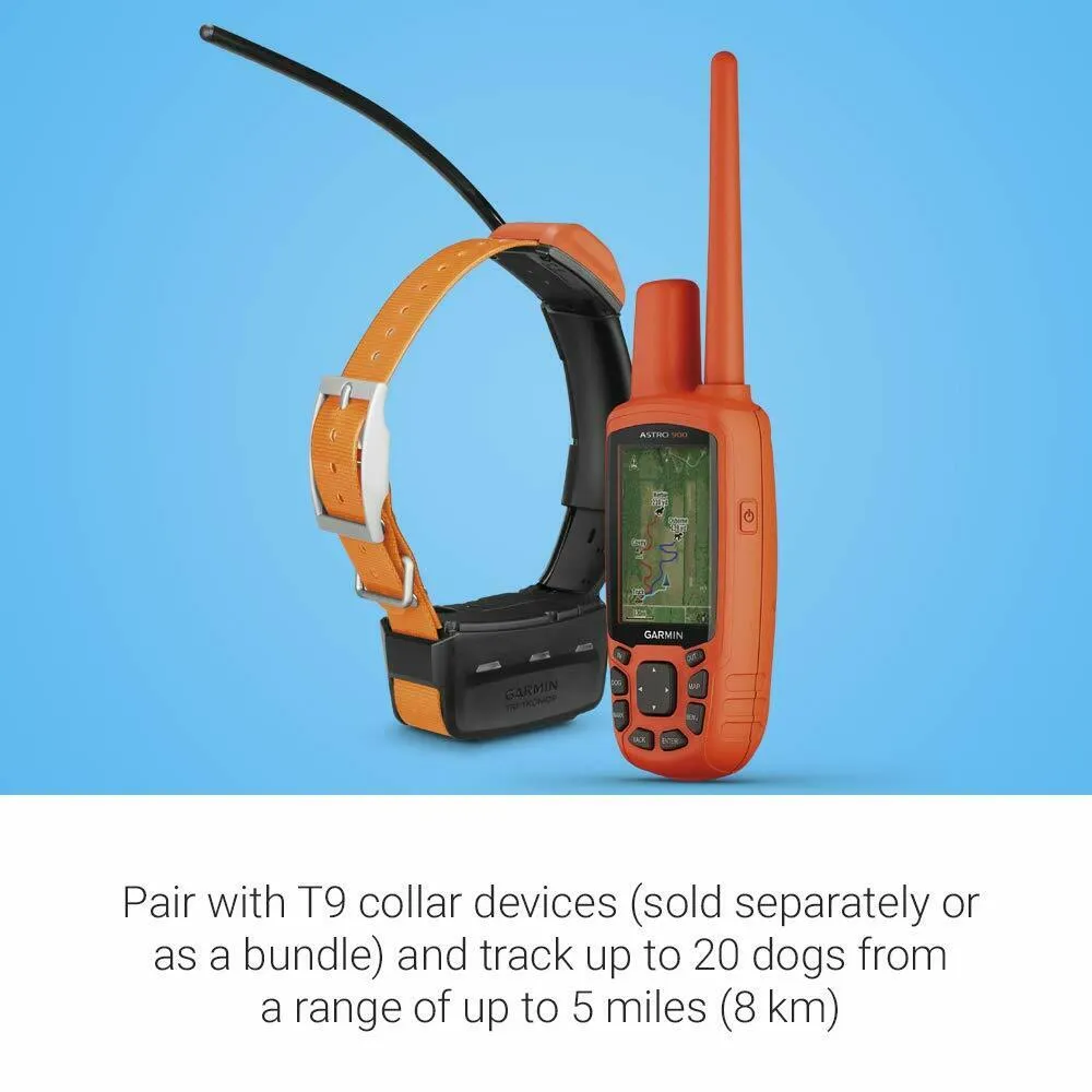 Garmin Astro 900 GPS Dog Tracking Bundle w/ Handheld & Dog Device, 010-02053-00