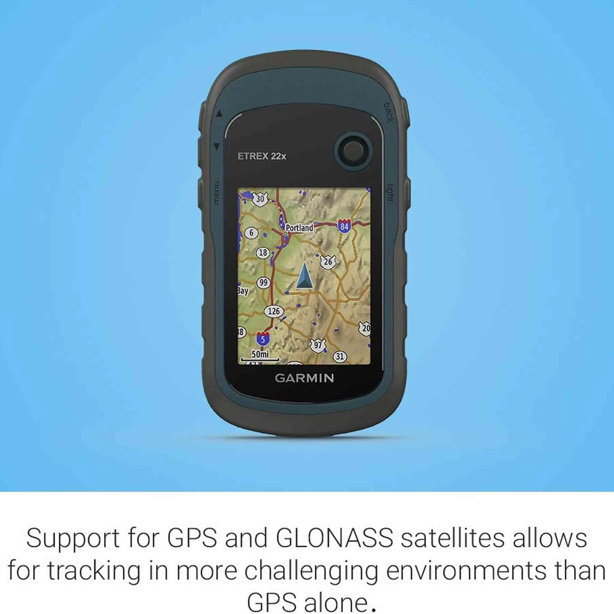 Garmin eTrex 22x, Handheld GPS Navigator with 6Ave Travel Kit (010-02256-00)