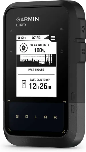 Garmin eTrex® Solar, GPS Handheld Navigator