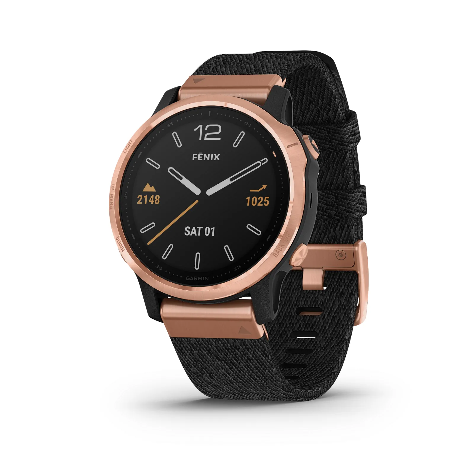 Garmin Fenix 6S Smaller-Sized Multisport GPS Watch with Wrist-Based Heart Rate Pulse Ox and Wearable4U Ultimate Power Bundle
