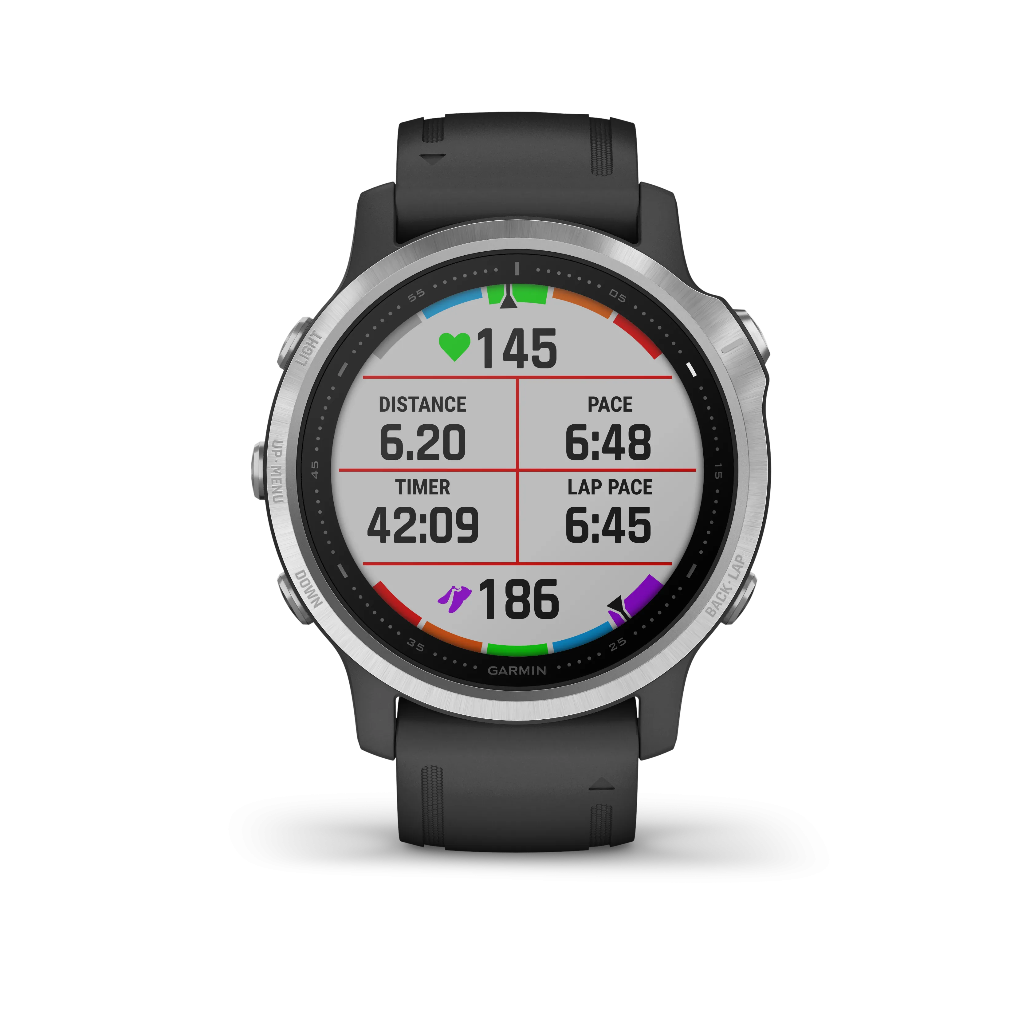 Garmin Fenix 6S Smaller-Sized Multisport GPS Watch with Wrist-Based Heart Rate Pulse Ox and Wearable4U Ultimate Power Bundle