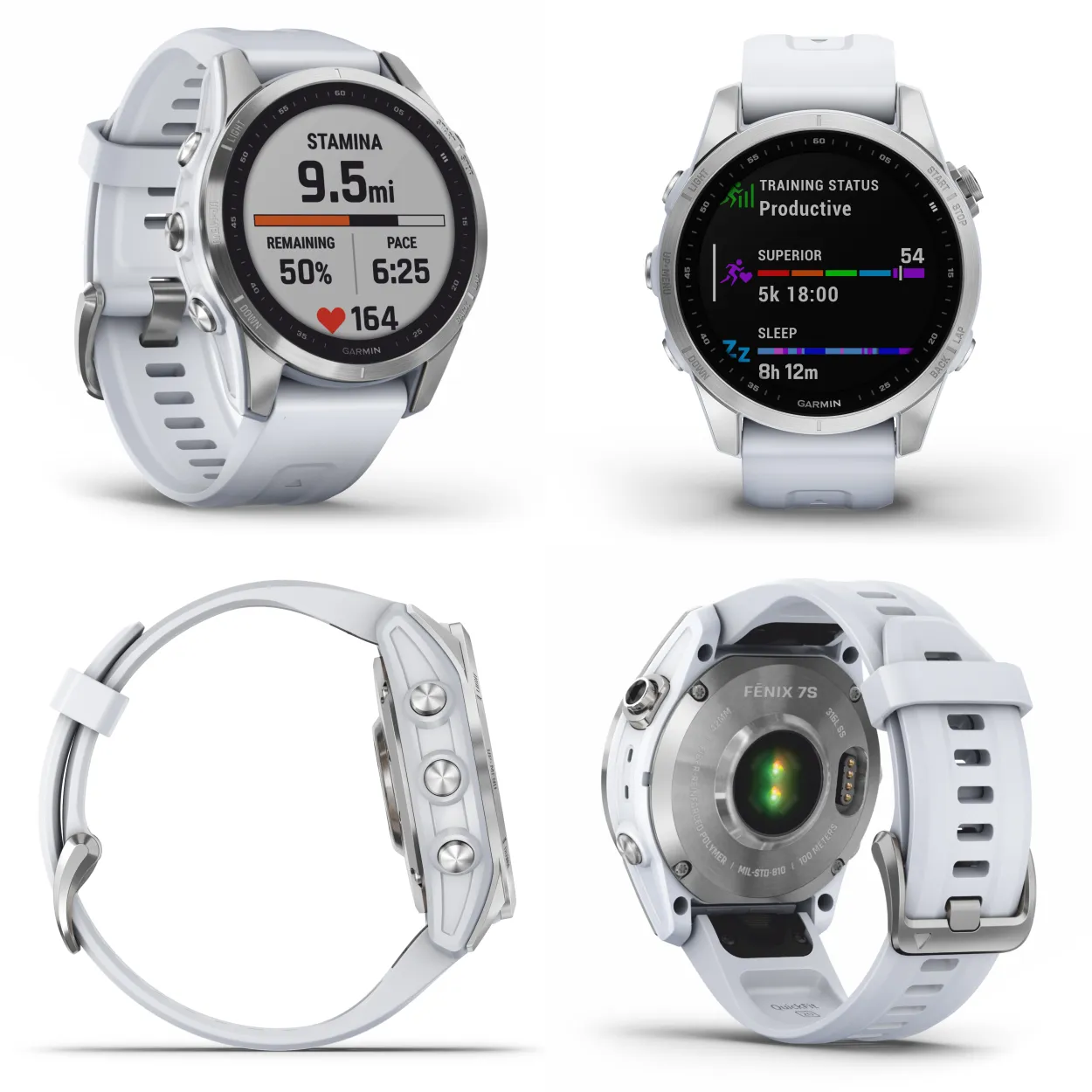 Garmin Fenix 7 Series Multisport GPS Touchscreen Smartwatch with Wearable4U Bundle