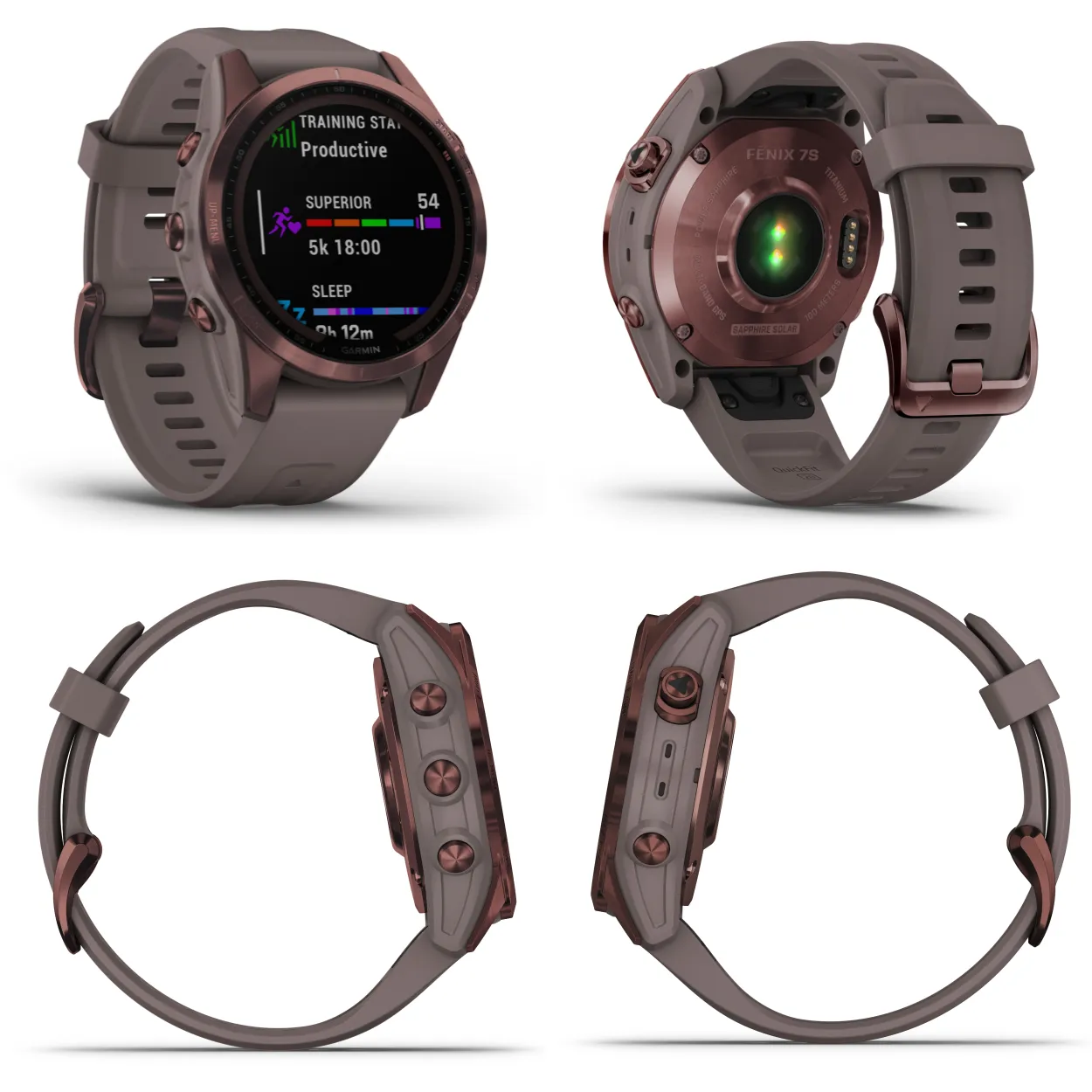 Garmin Fenix 7 Series Multisport GPS Touchscreen Smartwatch with Wearable4U Bundle