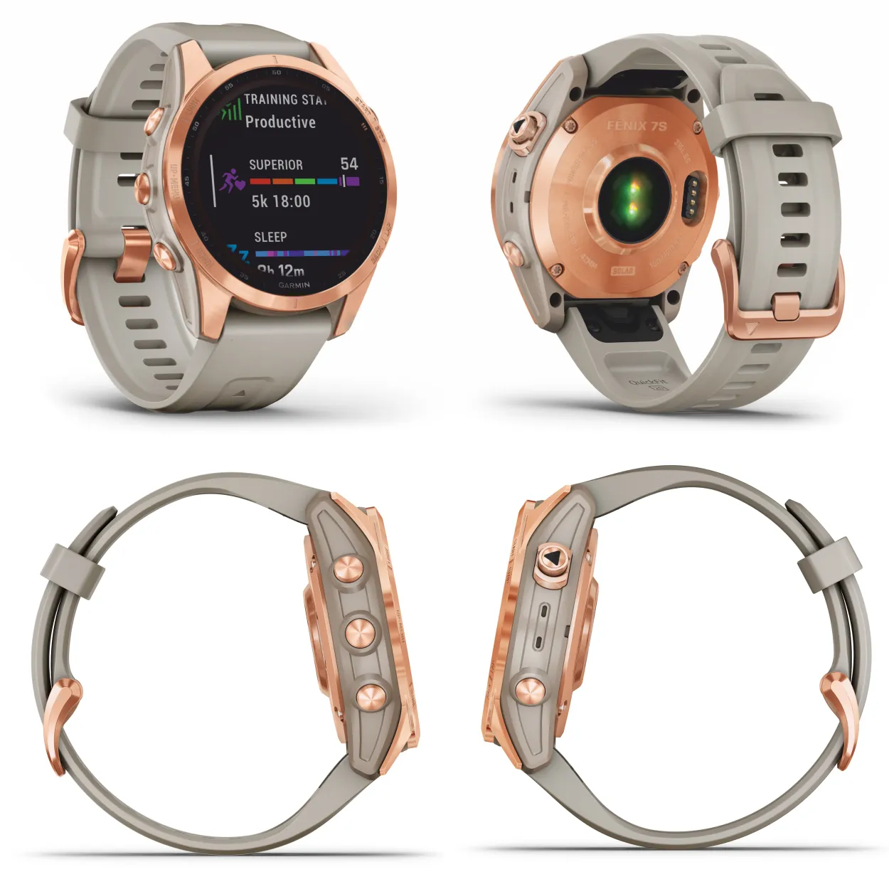 Garmin Fenix 7 Series Multisport GPS Touchscreen Smartwatch with Wearable4U Bundle