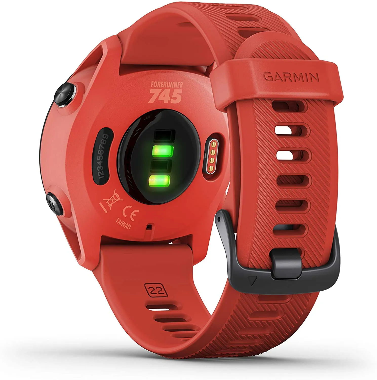 Garmin Forerunner 745 GPS Smartwatch (Magma Red) with Power Bank 2200 mAh Bundle