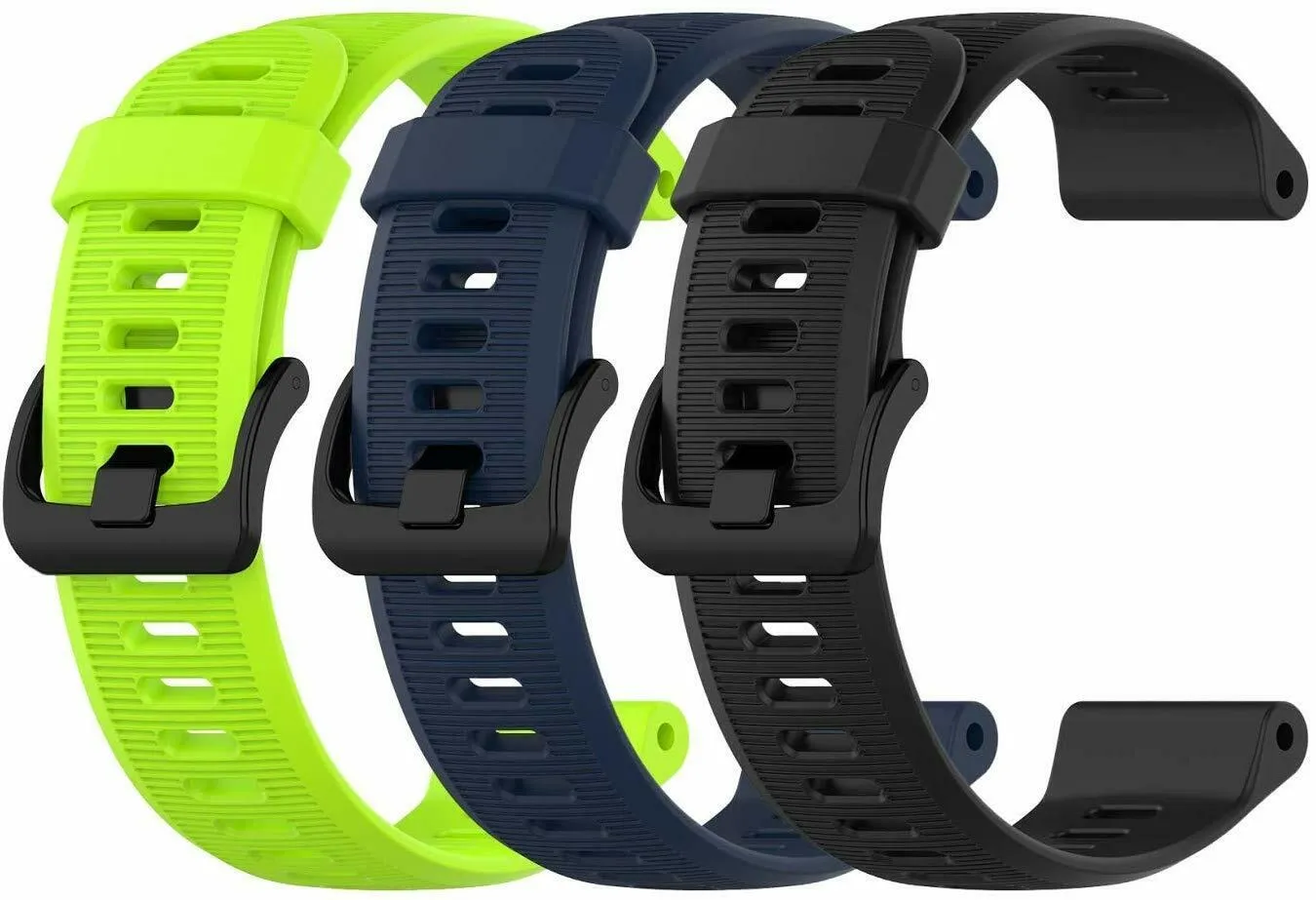 Garmin Forerunner 945 Lime/NavyBlue/Black GPS Running Smartwatch with Included Wearable4U 3 Straps