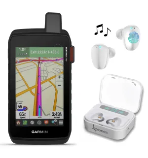 Garmin Montana 700i Rugged GPS Touchscreen Navigator with Included Wearable4U EarBuds