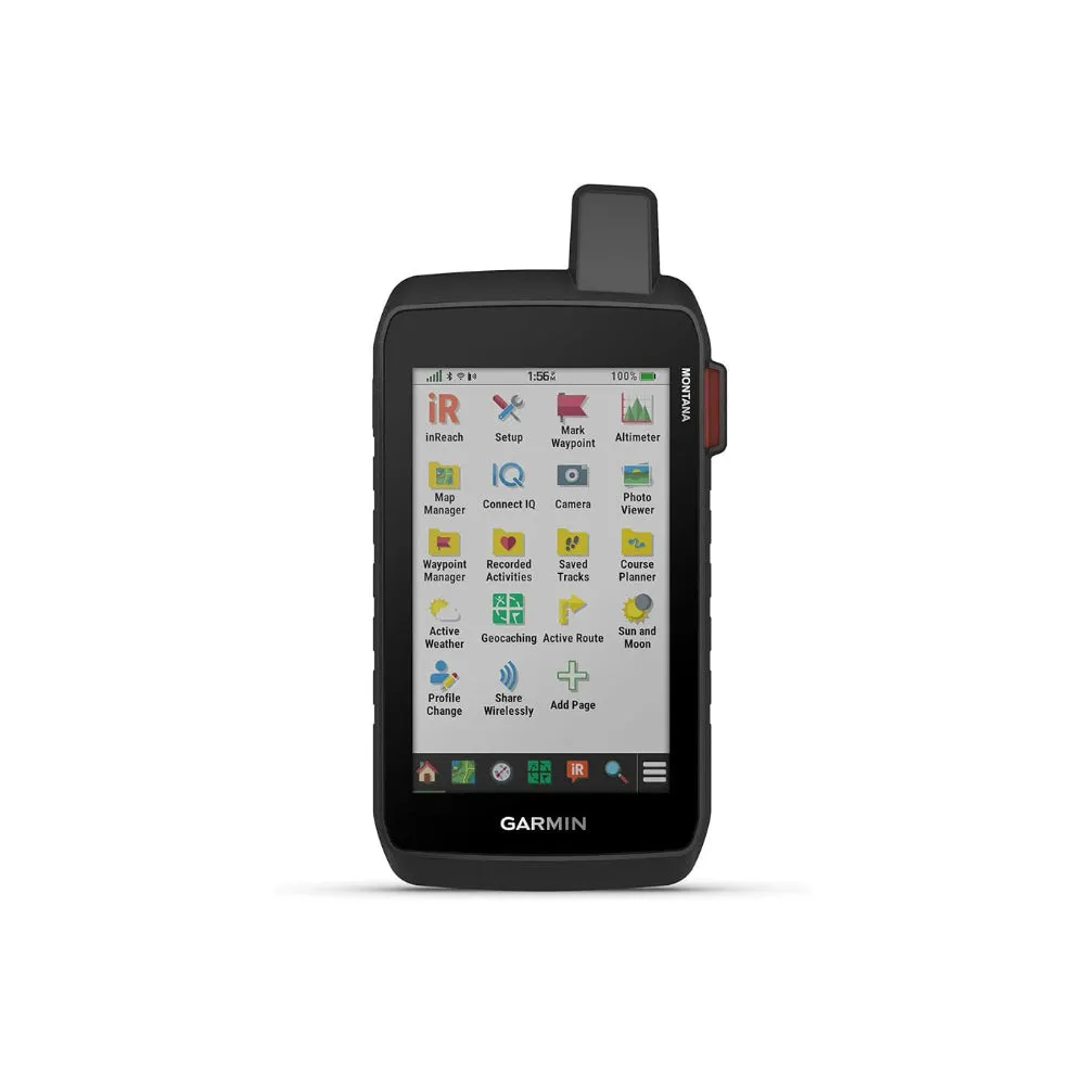 Garmin Montana® 760i Unisex Black Rugged GPS Handheld Navigator With Built-in InReach® Technology For SOS And 2-way Texts In Remote Areas 5” Touchscreen 8MP Camera Satellite Imagery And Maps For Road Or Trails - 010-02964-10