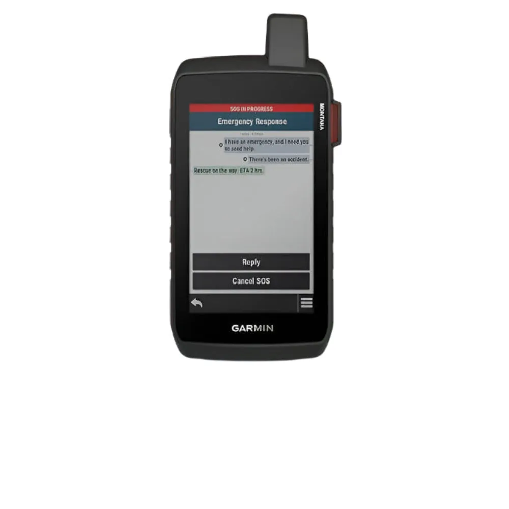 Garmin Montana® 760i Unisex Black Rugged GPS Handheld Navigator With Built-in InReach® Technology For SOS And 2-way Texts In Remote Areas 5” Touchscreen 8MP Camera Satellite Imagery And Maps For Road Or Trails - 010-02964-10