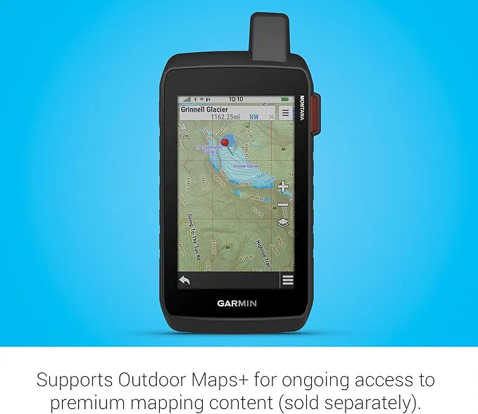 Garmin Montana® 760i Unisex Black Rugged GPS Handheld Navigator With Built-in InReach® Technology For SOS And 2-way Texts In Remote Areas 5” Touchscreen 8MP Camera Satellite Imagery And Maps For Road Or Trails - 010-02964-10