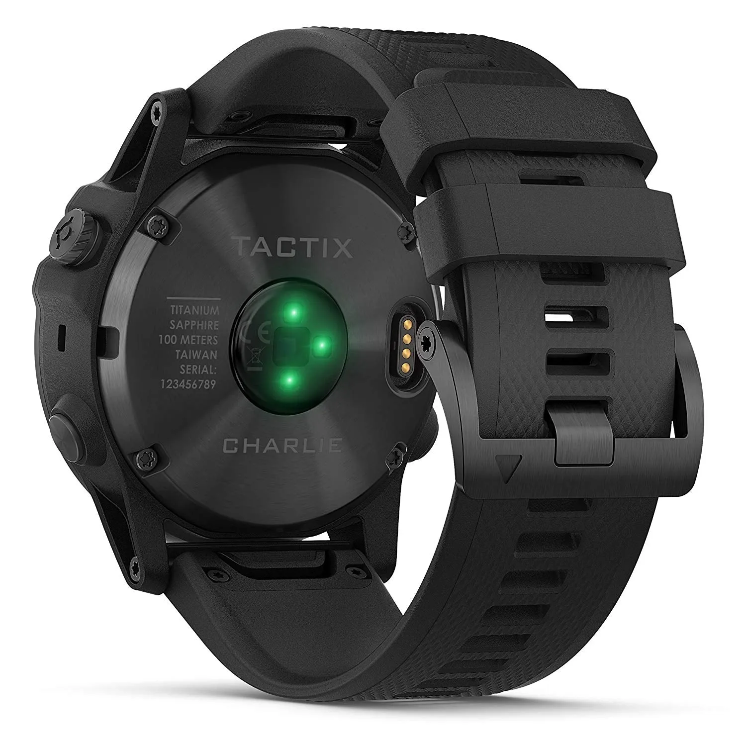 Garmin Tactix Charlie Premium Tactical GPS Watch with TOPO Maps and Wearable4U Ultimate Power Pack Bundle