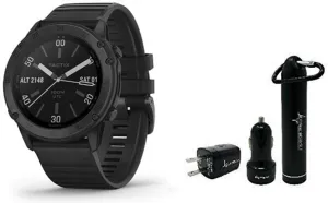 Garmin tactix Delta Premium GPS Smartwatch with Wearable4U Power Pack Bundle