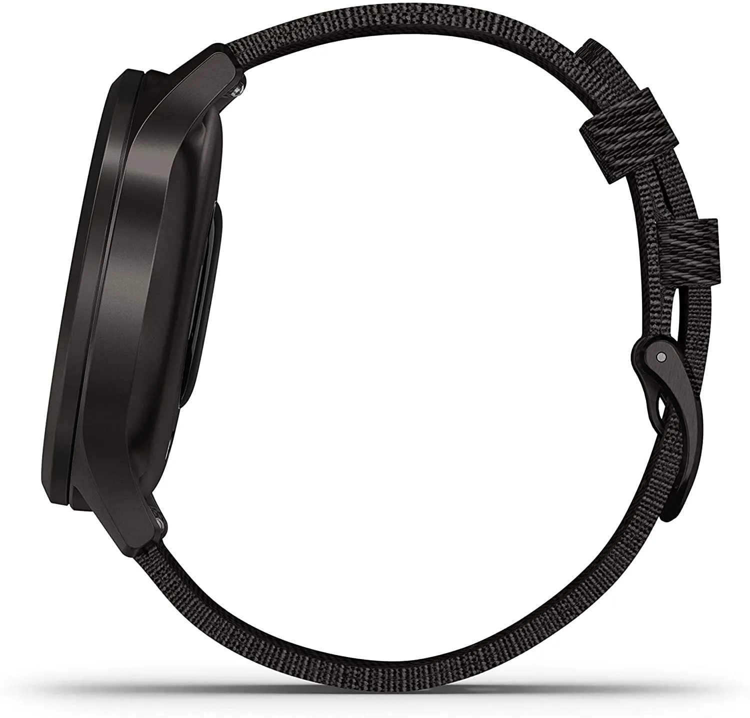Garmin Vivomove 3 Style, Hybrid Smartwatch with Included Wearable4U Ultimate Black Earbuds with Charging PowerBank Case Bundle (Black/Slate, Nylon)