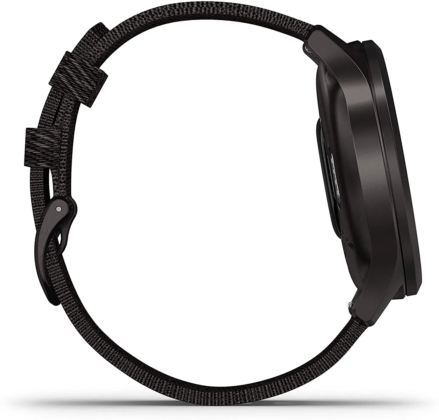 Garmin Vivomove 3 Style, Hybrid Smartwatch with Included Wearable4U Ultimate Black Earbuds with Charging PowerBank Case Bundle (Black/Slate, Nylon)