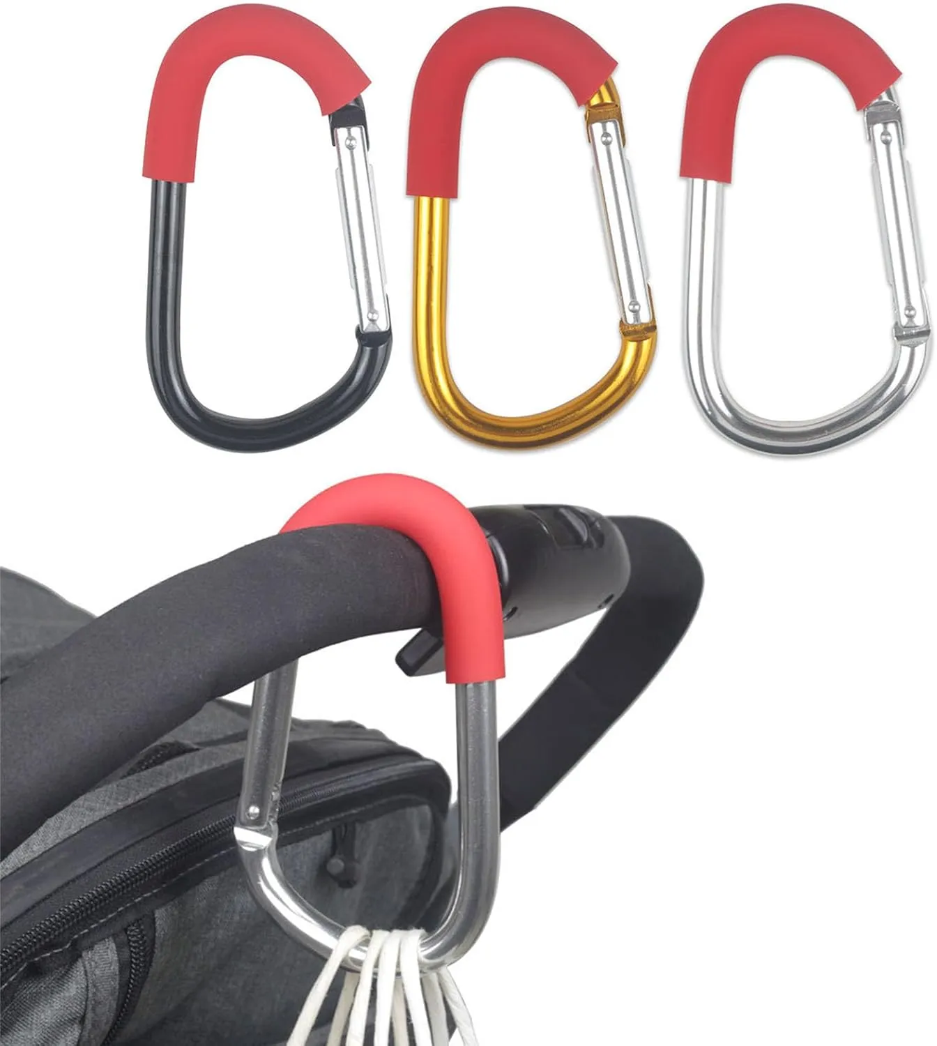 Gears Travel Carabiner Camping Survival Carabiners Load Bearing Carabiner for Outdoor Activity Camping Hiking Travel