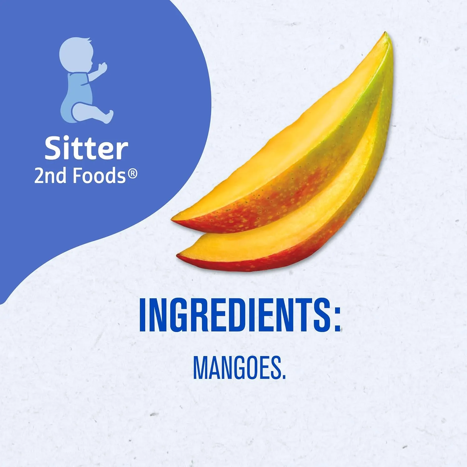 Gerber 2nd Food Baby Food Mango Puree, Natural & Non-GMO, 4 Ounce Tubs, 2-Pack (Pack of 8)