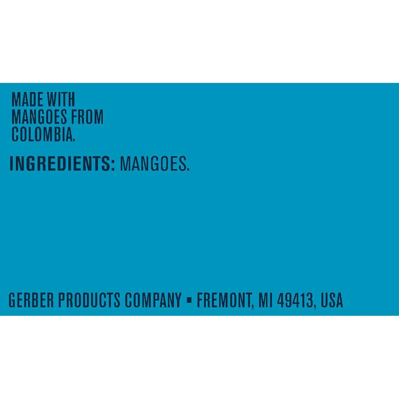 Gerber 2nd Food Baby Food Mango Puree, Natural & Non-GMO, 4 Ounce Tubs, 2-Pack (Pack of 8)