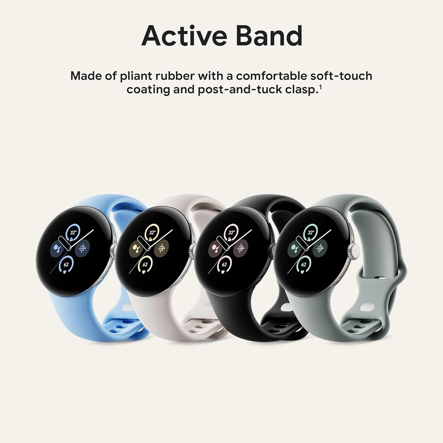 Google Pixel Watch Active Band - Bay - Large, Blue