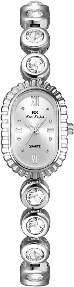 Gosasa Light Luxury Bracelet Ladies Quartz Watches Oval Shape Fashion Dress Women's Watch Stylish and Elegant Design Women Waterproof Wristwatch Gold Womens Watch