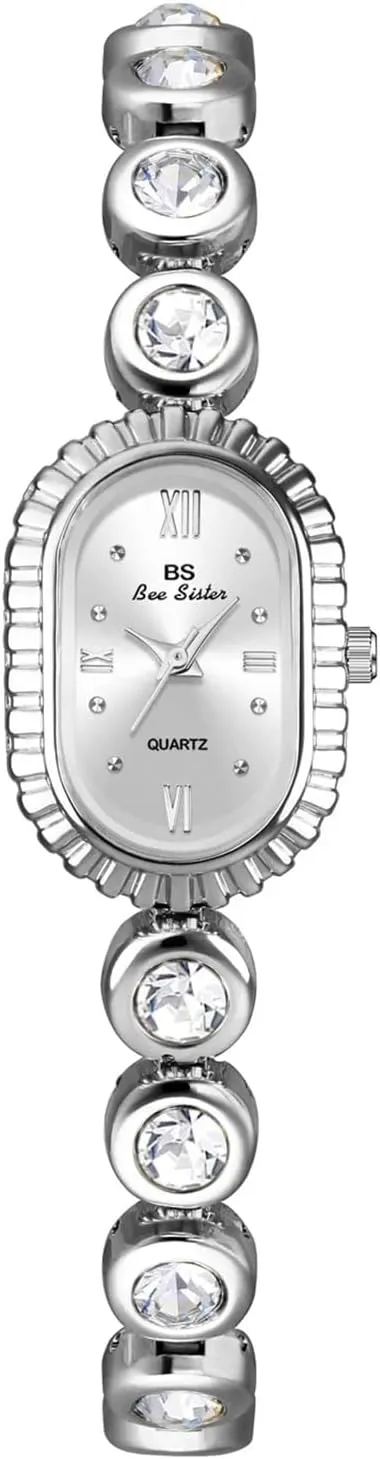Gosasa Light Luxury Bracelet Ladies Quartz Watches Oval Shape Fashion Dress Women's Watch Stylish and Elegant Design Women Waterproof Wristwatch Gold Womens Watch