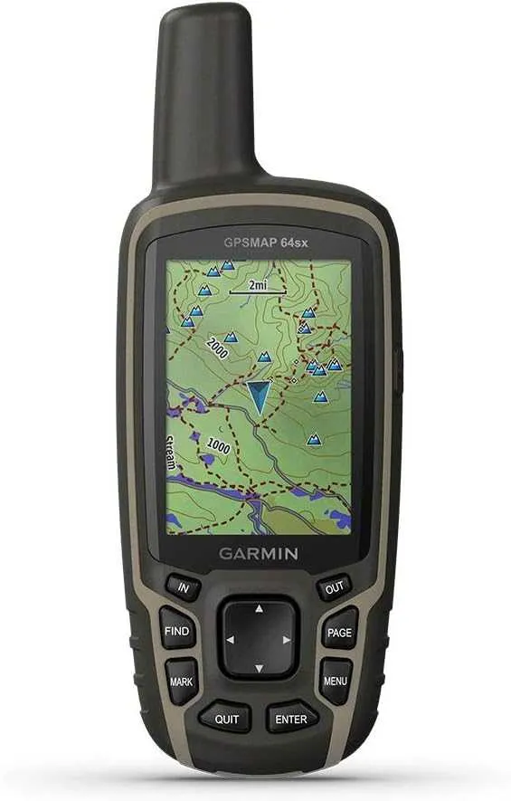 GPSMAP 64sx, Handheld GPS with Altimeter and Compass